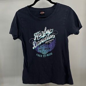 Harley-Davidson Navy Blue Short Sleeve Tee